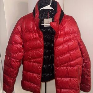 Moncler Red Puffer Jacket